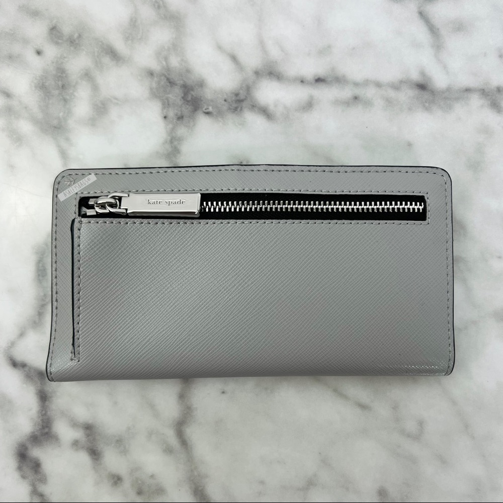 Kate Spade Staci Colorblock Large Slim Bifold Wallet - Picture 2 of 4